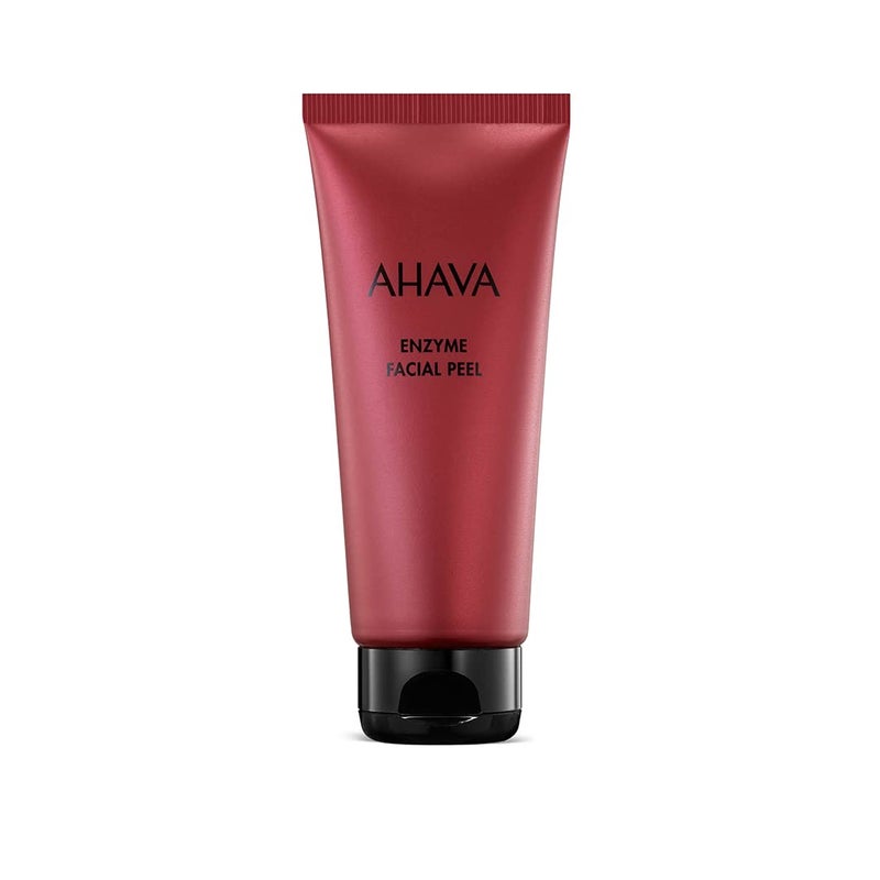 AHAVA تفاح سدوم مقشر إنزيمي للوجه كريم تقشير لطيف لشد البشرة يضيء الإشراقة الطبيعية يقلل المسام ينعم الخطوط يعزز الملمس مع أوزموتير إنزيمات البابايا 34 أونصة سائلة